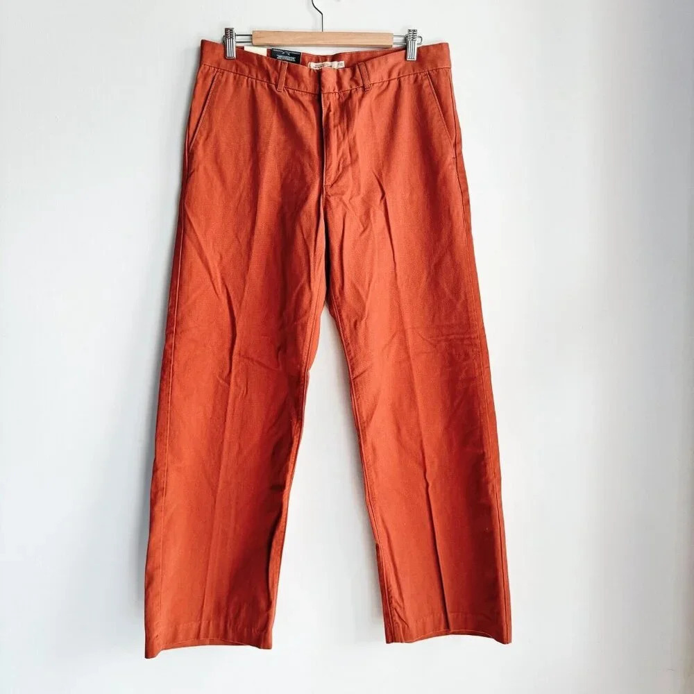 Levis Baggy Fit loos Hip Thigh Straight Leg Trausers Brown 34"W